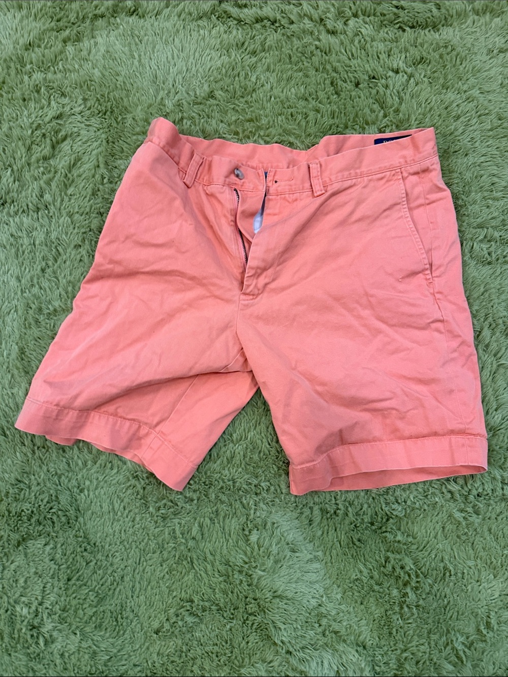 Polo by Ralph Lauren Coral Flat Front Chino Shorts
